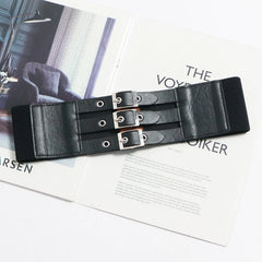 Chaewon Triple Buckle Belt