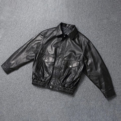Taehyung Vintage Leather Jacket