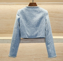 Sullyoon Tweed Crop Jacket