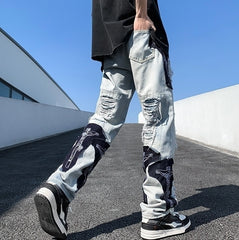 Yeonjun Patchwork Jeans