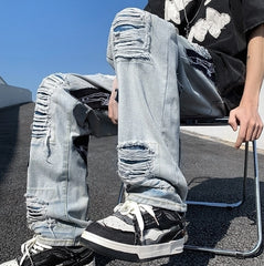 Yeonjun Patchwork Jeans