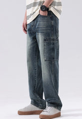 Jungkook Washed Side-Pocket Jeans