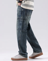 Jungkook Washed Side-Pocket Jeans