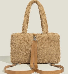 Taehyung Mocha Bear Plush Shoulder Bag