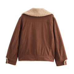 Eunchae Corduroy Sherpa Jacket