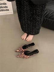Rose Leopard Heels