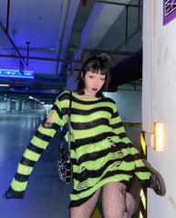 Taehyun Ragged Sweater