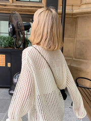 Hyunjin Fishnet Sweater