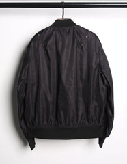 J-Hope Noir Studded Bomber Jacket