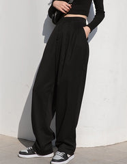 Jay Noir Wide-Leg Pants