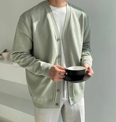 Suga Mint V-Neck Cardigan