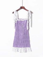 Lily Checkered Mini Dress