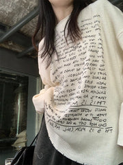 Minju Handwritten Knit T-Shirt