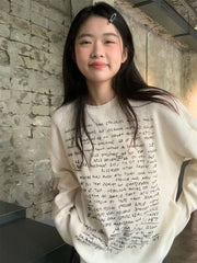 Minju Handwritten Knit T-Shirt