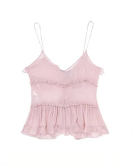 Lily Ruffled Sling Top