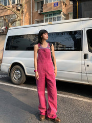 Chiquita Pink Denim Overalls