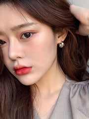RM Silver Chunky Hoop Earrings