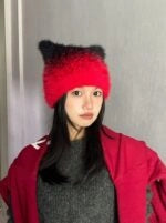 Eunchae Gradient Cat Hat