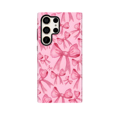 Pink Bowknot Dual-Layer Case