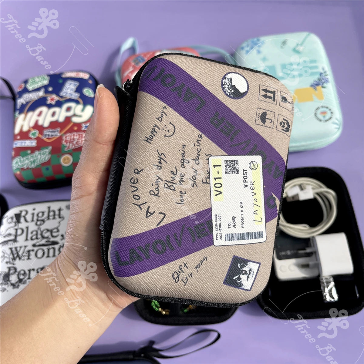 BTS Leather Coin Pouch