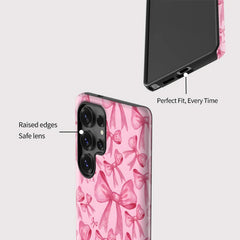 Pink Bowknot Dual-Layer Case