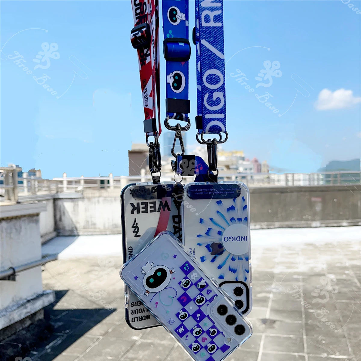 Golden Stars Phone Lanyard