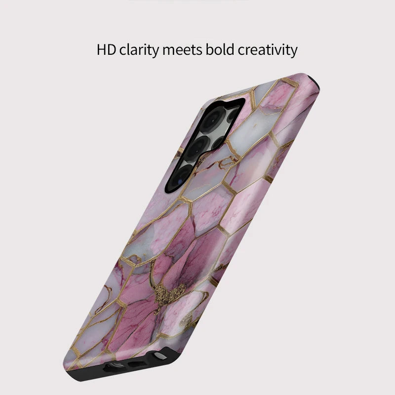Marble Armor Galaxy Case