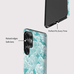 Sea Wave Galaxy Case