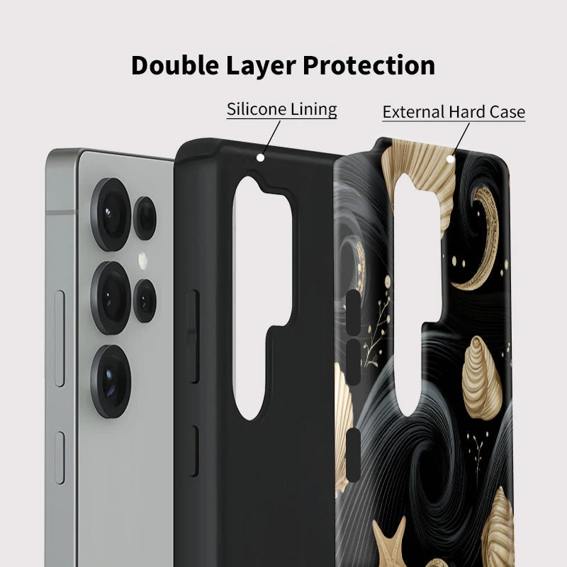 Starfish Shell Galaxy Case