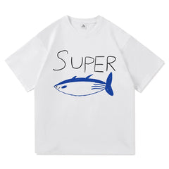 SuperTuna™ Retro Kawaii Cotton T-Shirt Harajuku Style