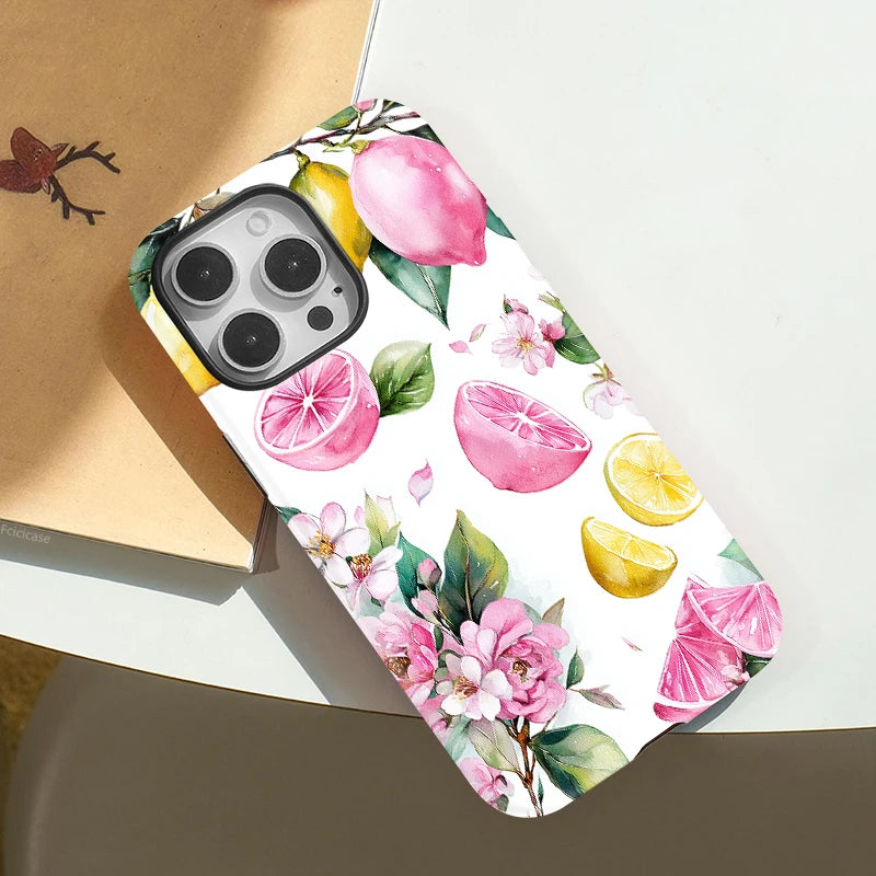 Luxury Floral & Fruit Case