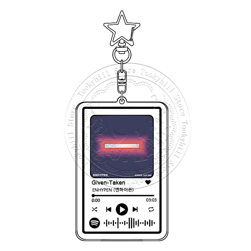 ENHYPEN Music Keychain Pendant
