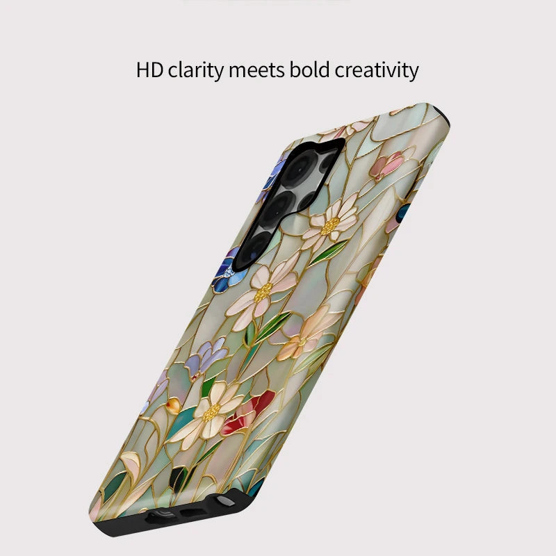 Vintage Floral Galaxy Case
