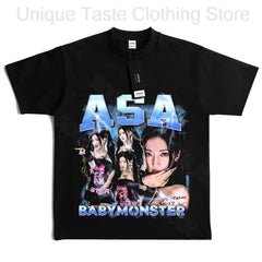 BABYMONSTER Member Print Graphic Tee