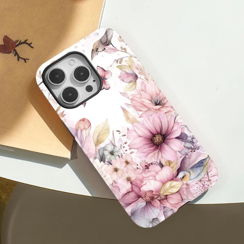 Floral MagSafe Hybrid Case