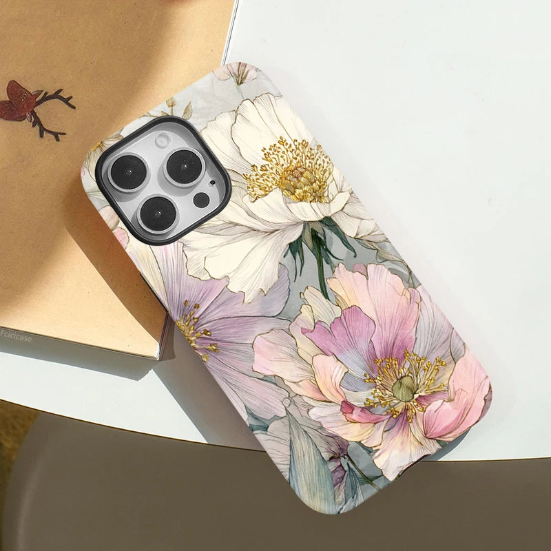 Floral MagSafe Fashion Case