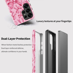 Pink Bowknot Dual-Layer Case
