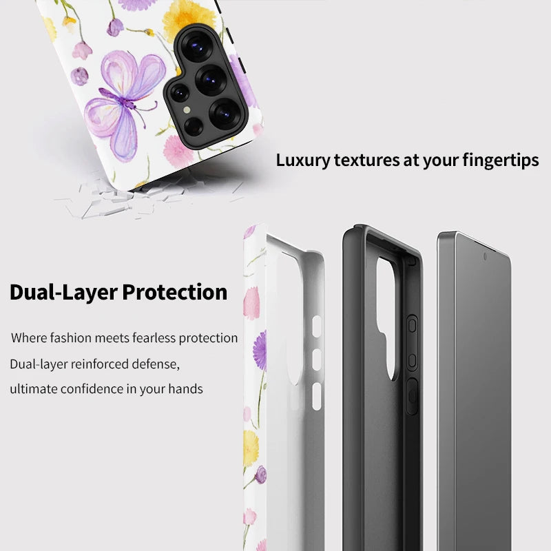 Floral Soft Galaxy Case