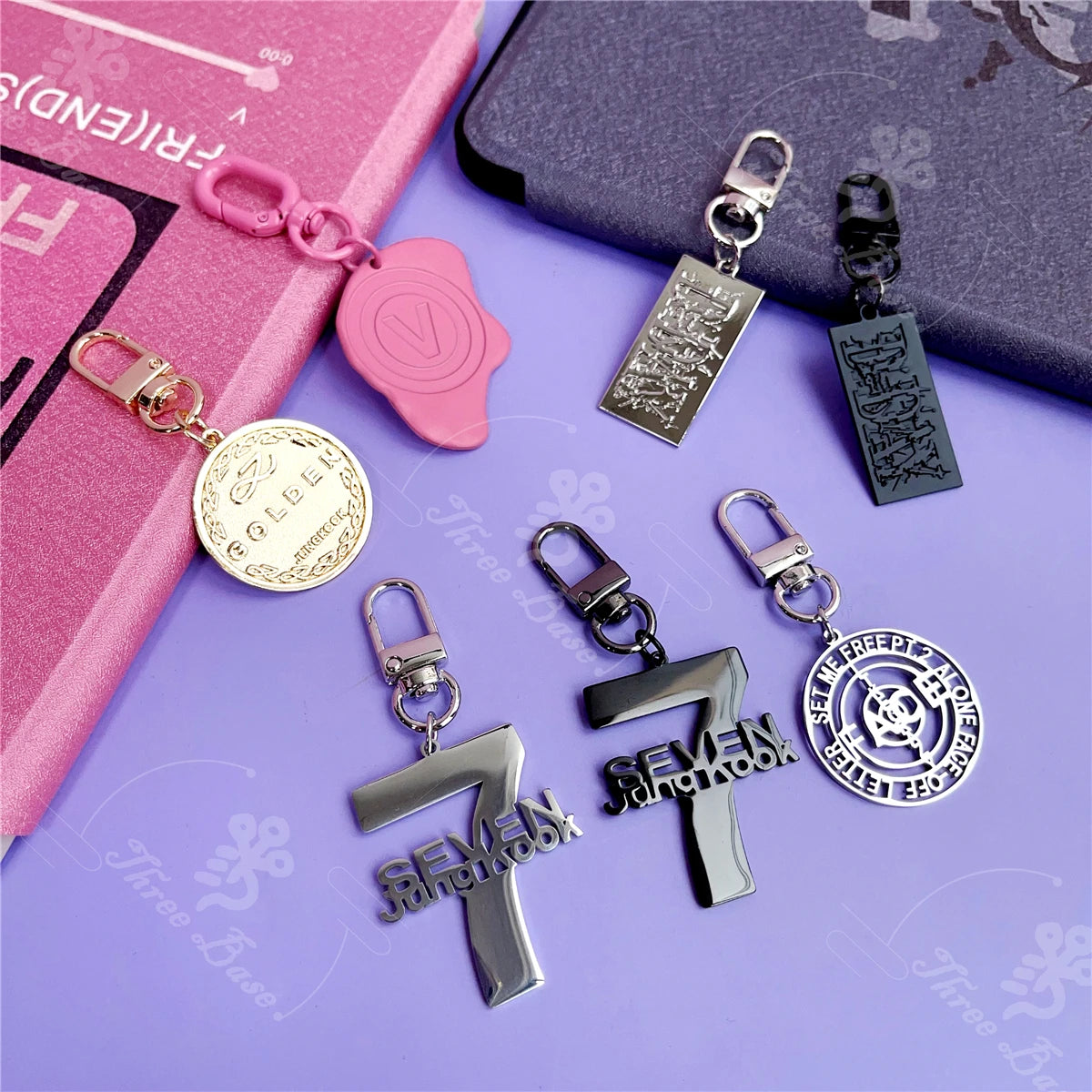 Golden SEVEN Luxe Keychain