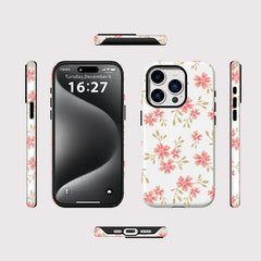 Luxury Floral Dual-Layer Case