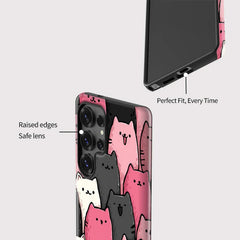 Cute Cats Dual-Layer Case