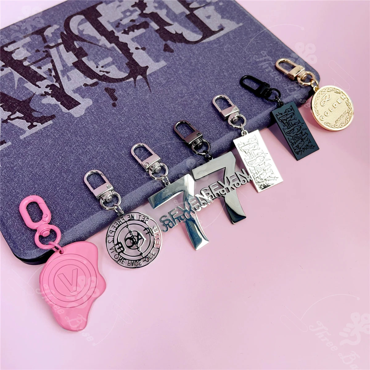 Golden SEVEN Luxe Keychain