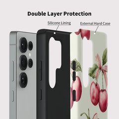 Cherry Bow Matte Case