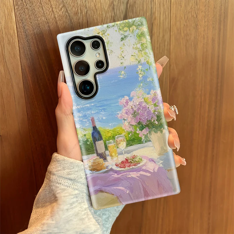 Flower Picnic Galaxy Case