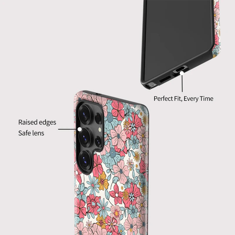 Vintage Floral Galaxy Case