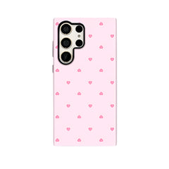 Pink Heart Galaxy Case