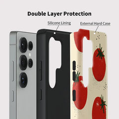 Tomato Print Galaxy Case