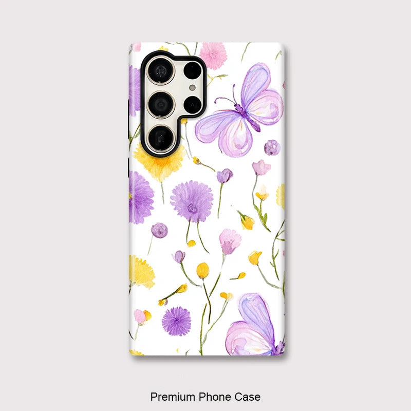 Floral Soft Galaxy Case