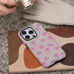 Beach Please Phone Case Clear Film Shell for iPhone 11 to 16 Pro Max Plus