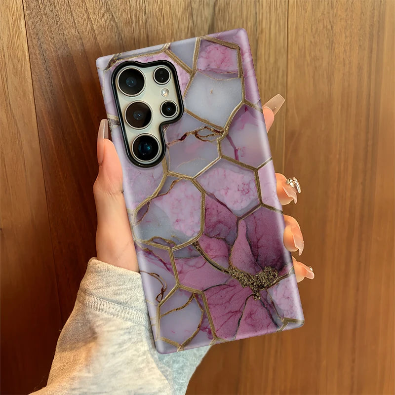 Marble Armor Galaxy Case